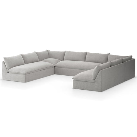 Four Hands Grant Outdoor 5 Piece Sectional Outdoor Furniture four-hands-235714-001 801542048952