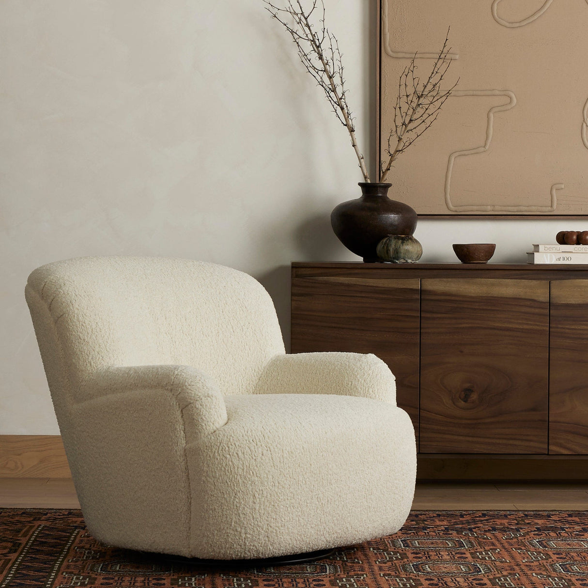 Four Hands Kadon Swivel Chair Chairs