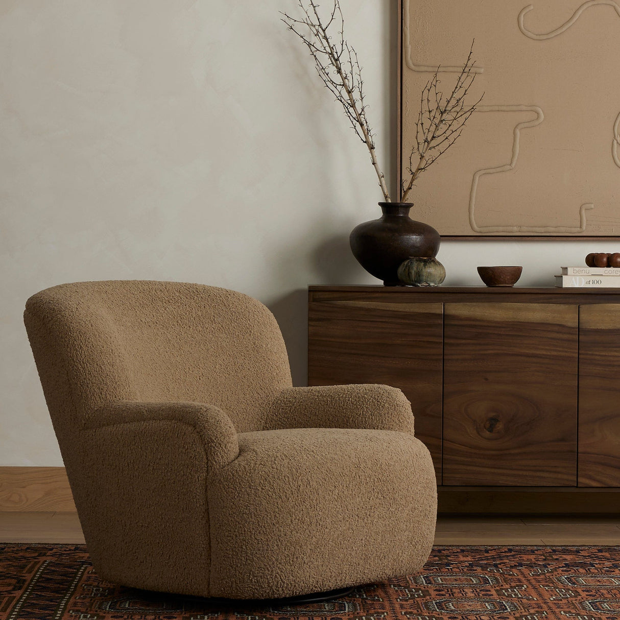 Four Hands Kadon Swivel Chair Chairs four-hands-228290-001