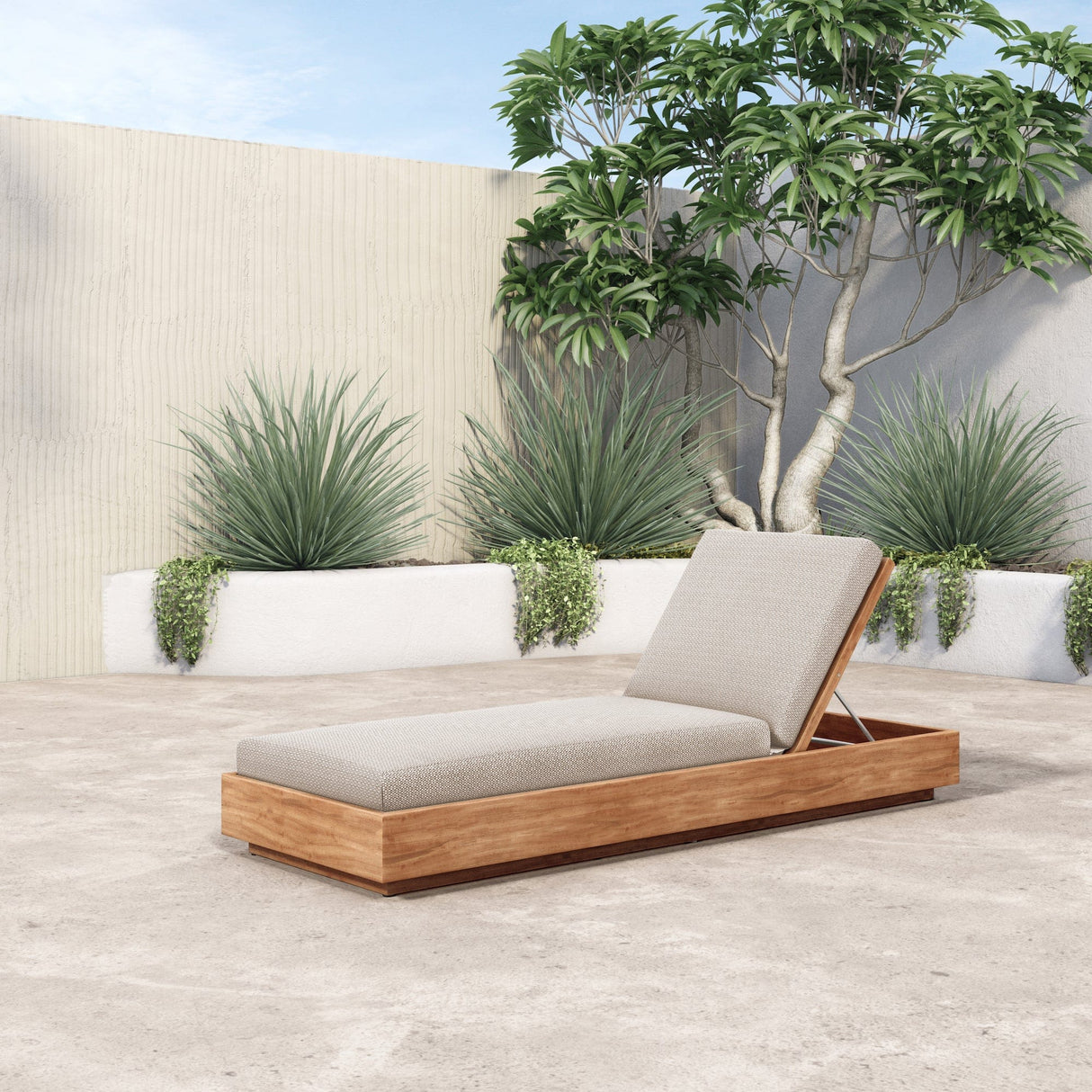 Four Hands Kinta Outdoor Chaise Lounge Furniture
