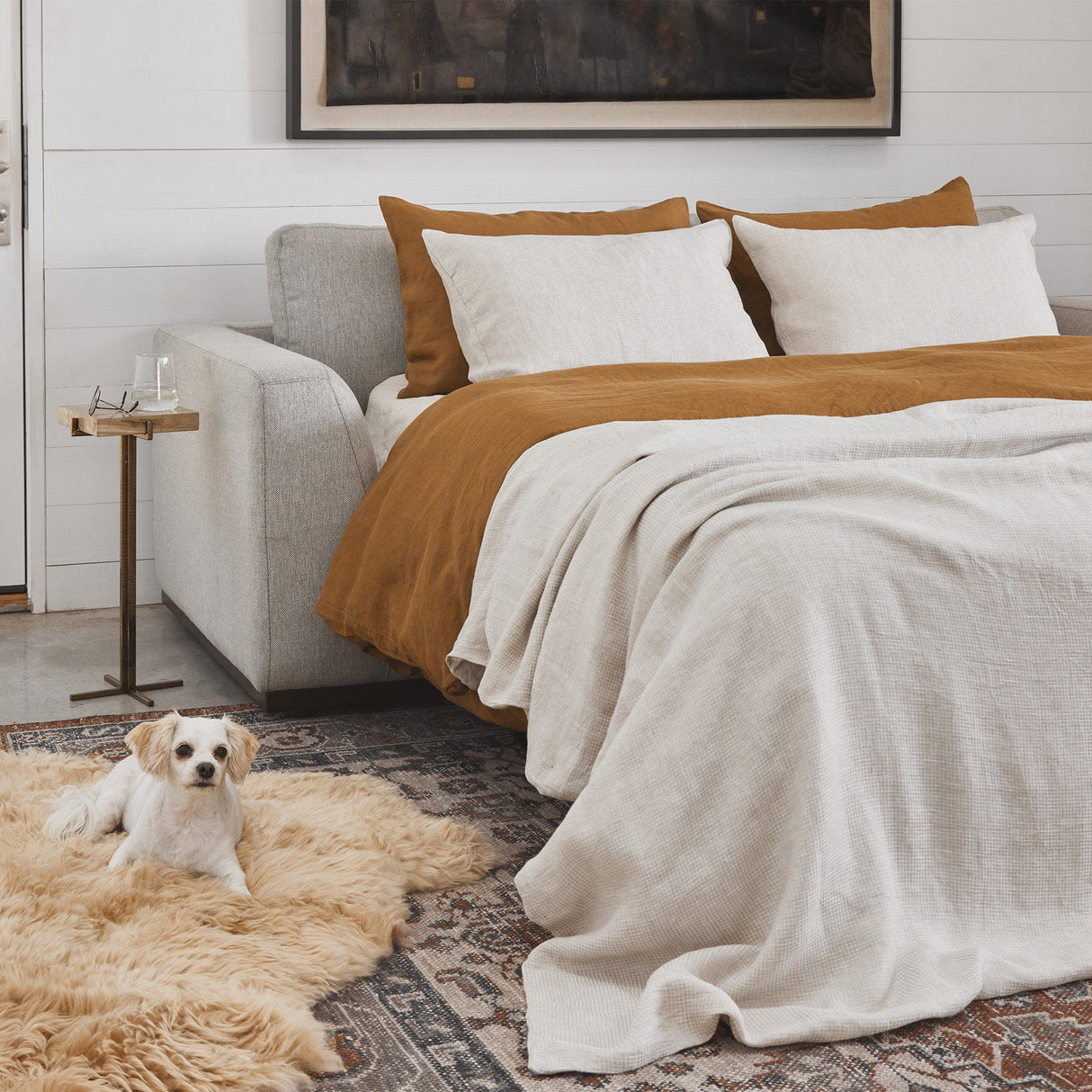 Four Hands Lalo Lambskin Rug Rugs