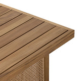 Four Hands Merit Outdoor Coffee Table-Natural Teak Furniture four-hands-229412-001