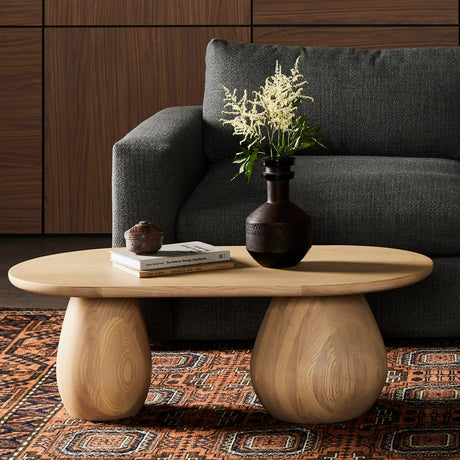 Four Hands Merla Wood Coffee Table Furniture four-hands-230275-001 801542778293
