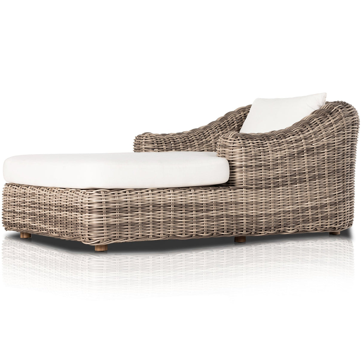 Four Hands Messina Outdoor Chaise Lounge Outdoor Furniture four-hands-233662-002