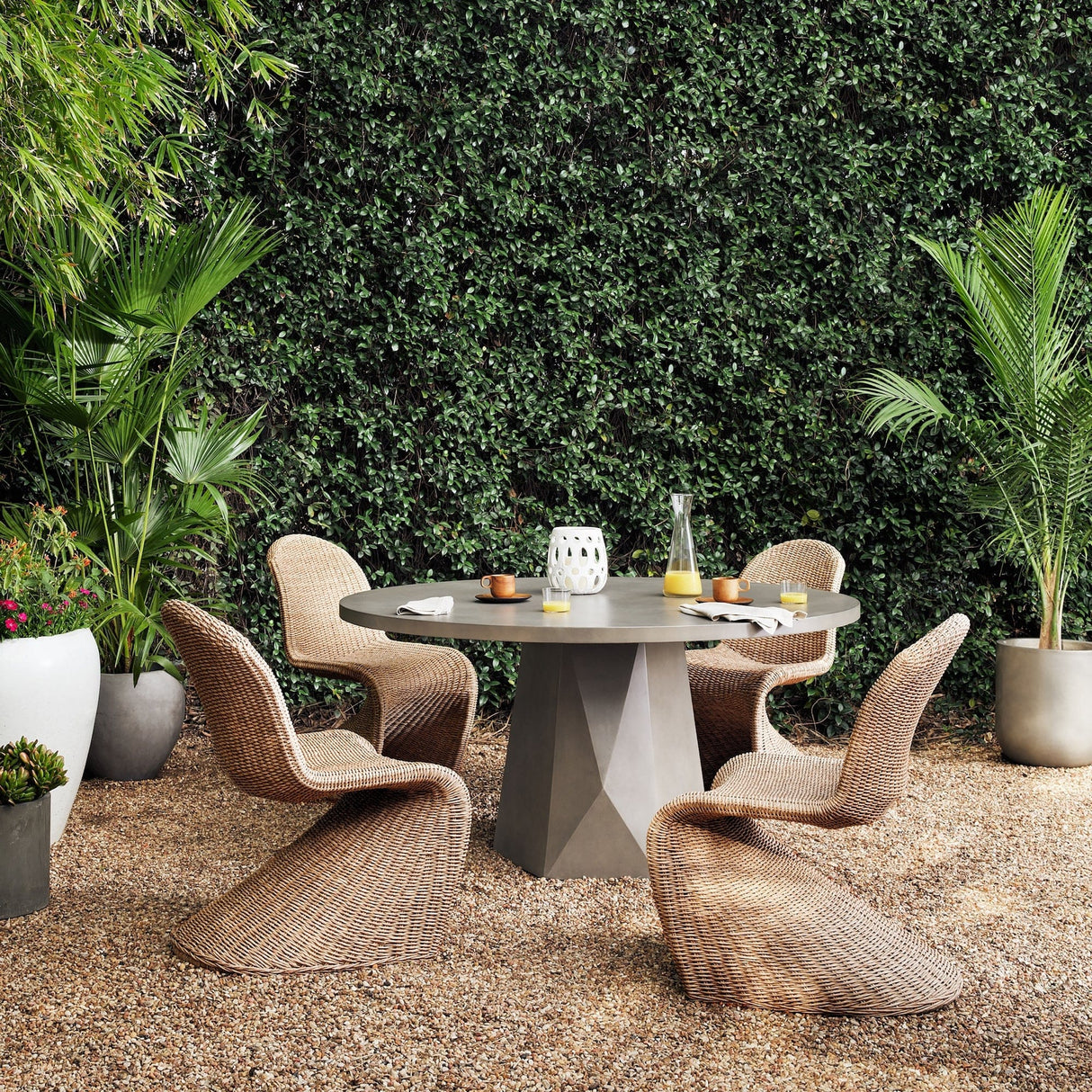 Four Hands Portia Outdoor Dining Chair (Set of 2) Furniture