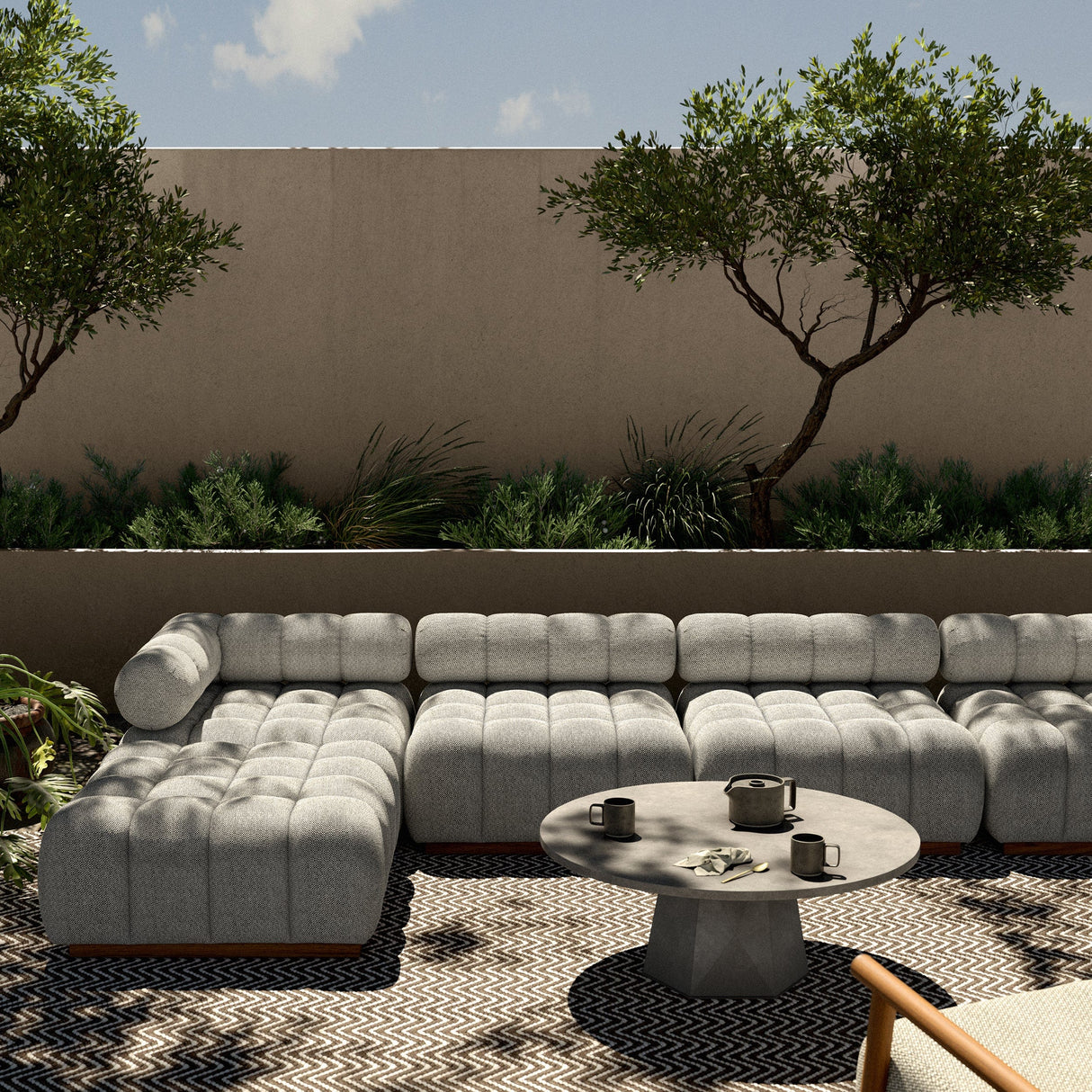 Four Hands Roma Outdoor Sectional Furniture