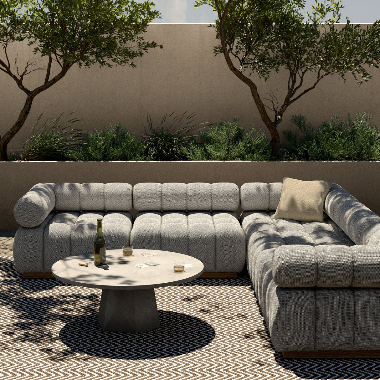 Four Hands Roma Outdoor Sectional Furniture