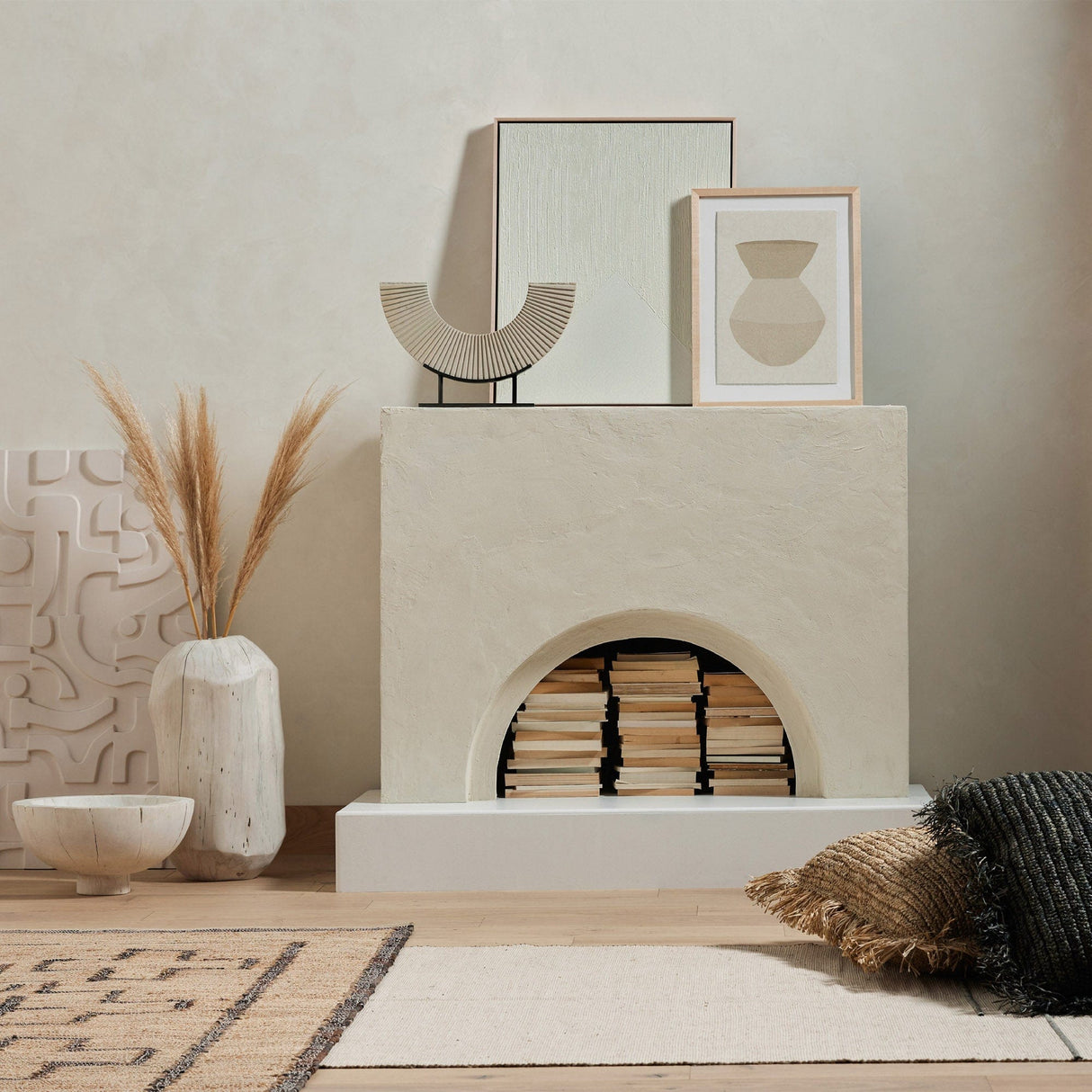 Four Hands Sandstone Sculpture Decor four-hands-225079-001 801542666972