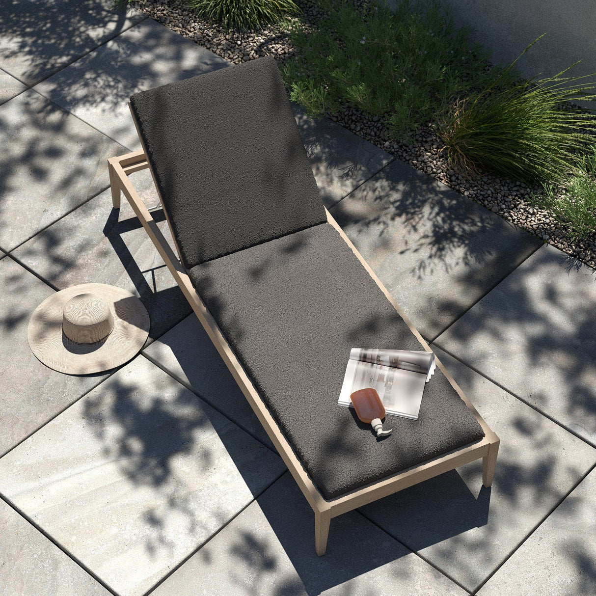 Four Hands Sherwood Outdoor Chaise Outdoor Furniture