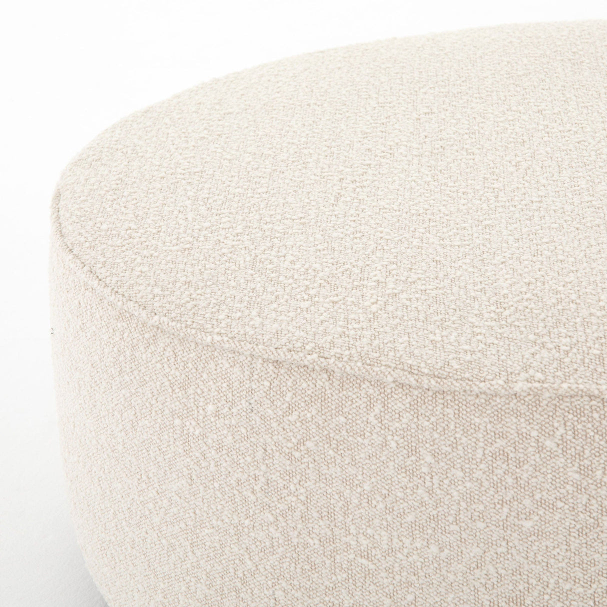 Four Hands Sinclair Large Round Ottoman Furniture four-hands-106119-007 801542668228