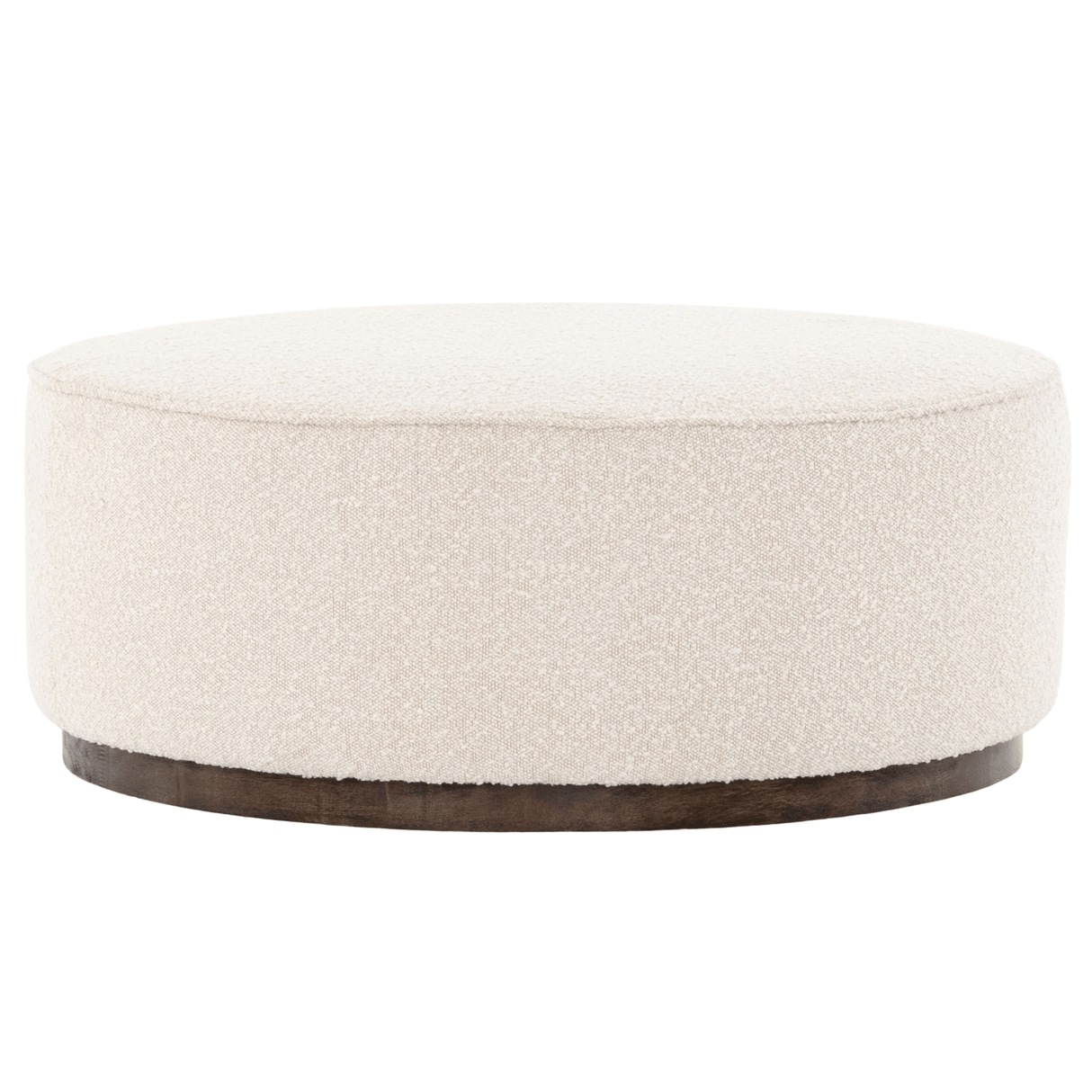 Four Hands Sinclair Large Round Ottoman Furniture four-hands-106119-007 801542668228