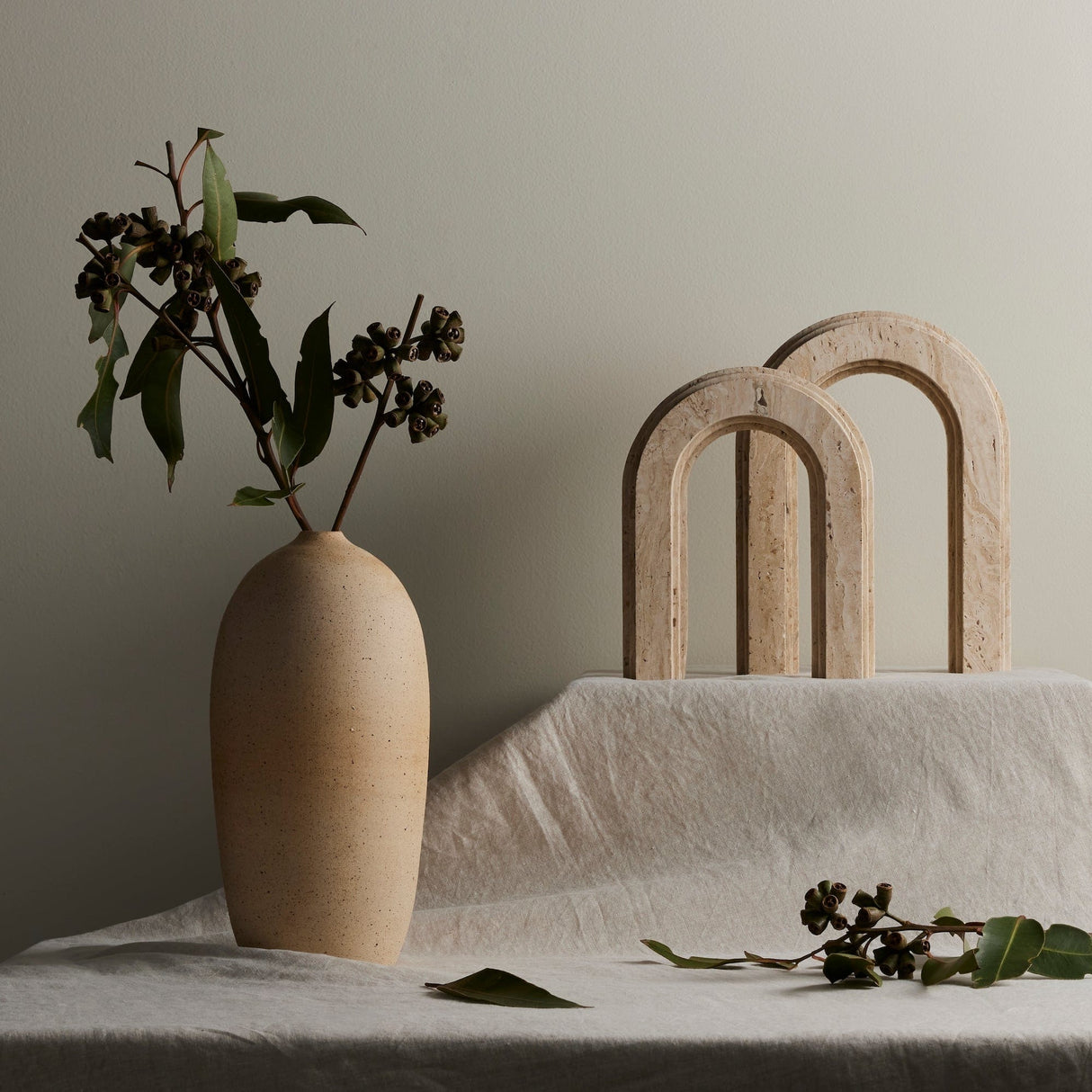 Four Hands Travertine Arches Decor four-hands-227676-001 801542745844