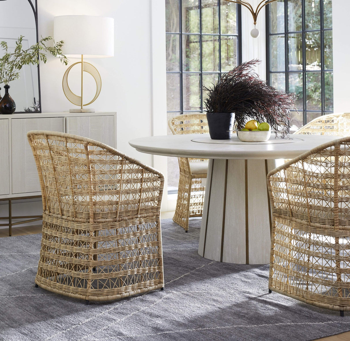 Gabby Morgan Dining Table - White Furniture gabby-SCH-192251