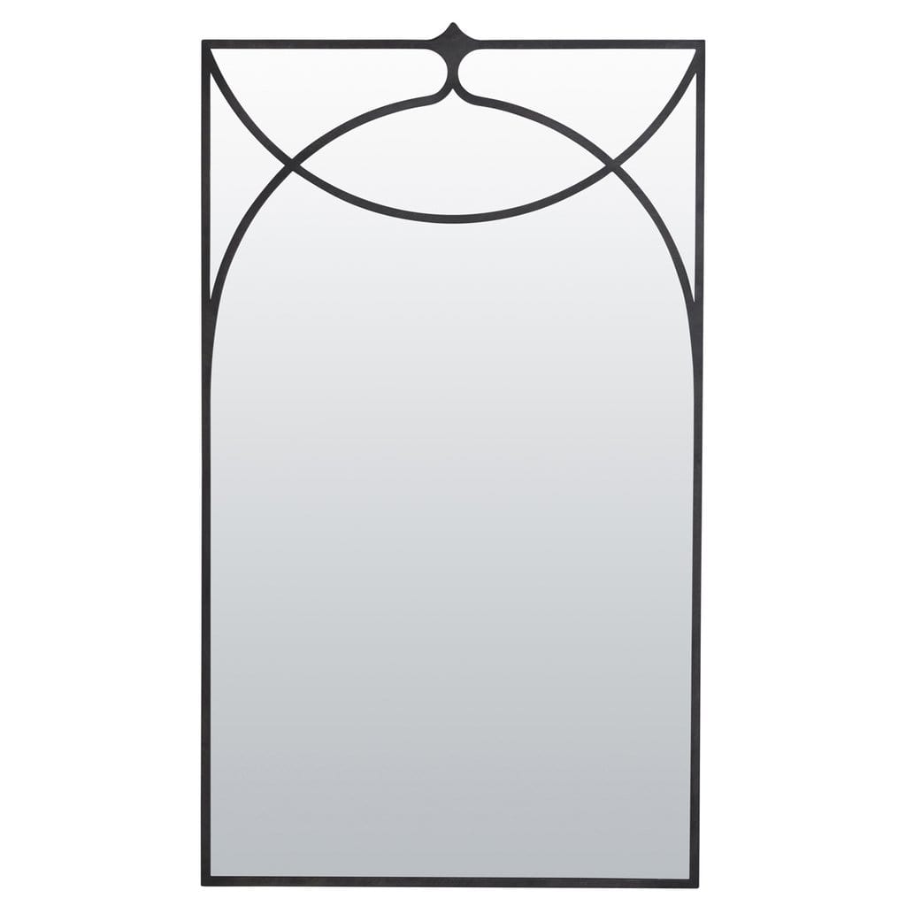 Gabby Swan Mirror - Pewter Mirrors gabby-SCH-168090