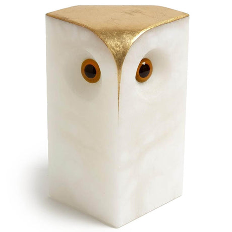 Global Views Alabaster Owls Pillow & Decor