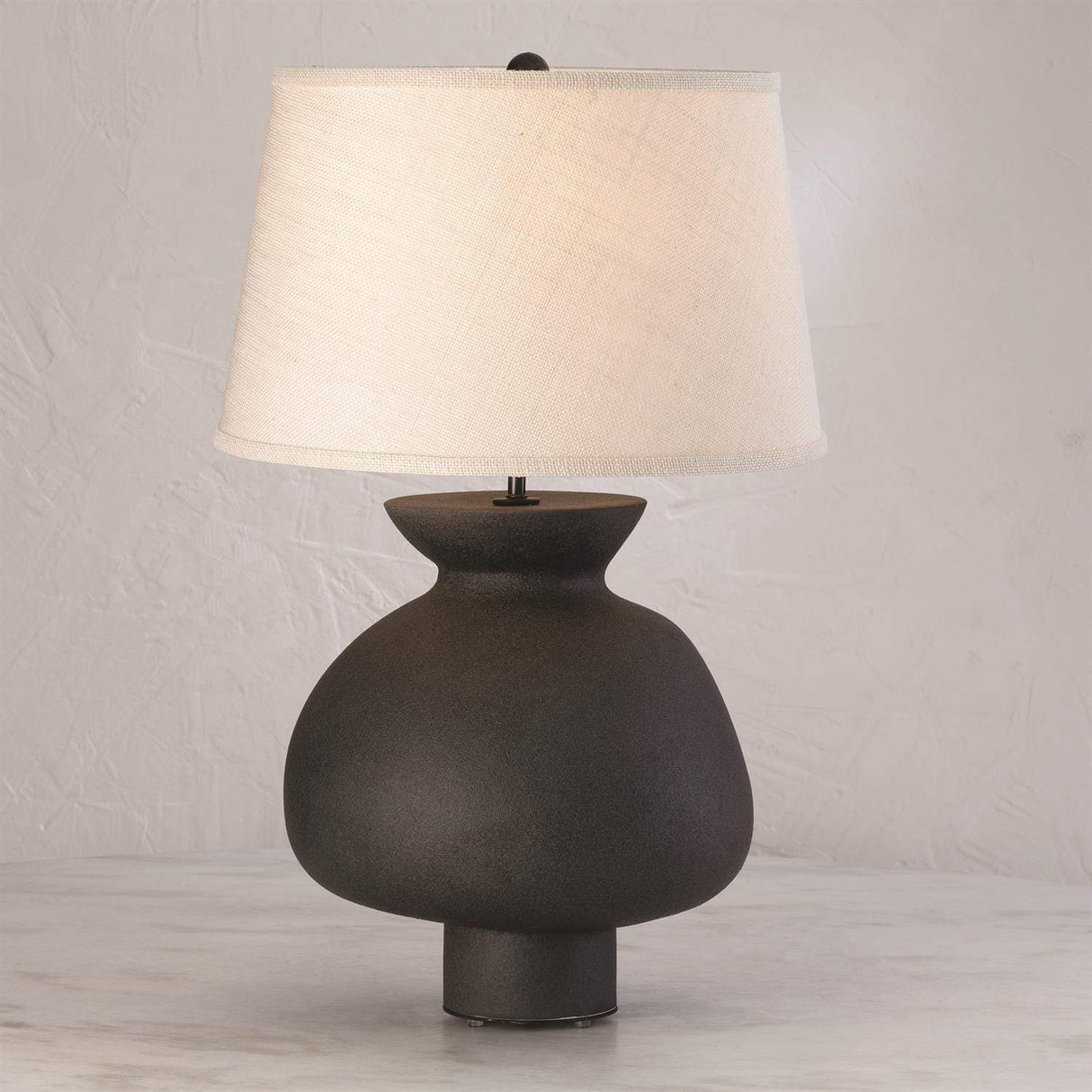 Global Views Casis Lamp - Matte Black Lighting global-views-CLL1.10015