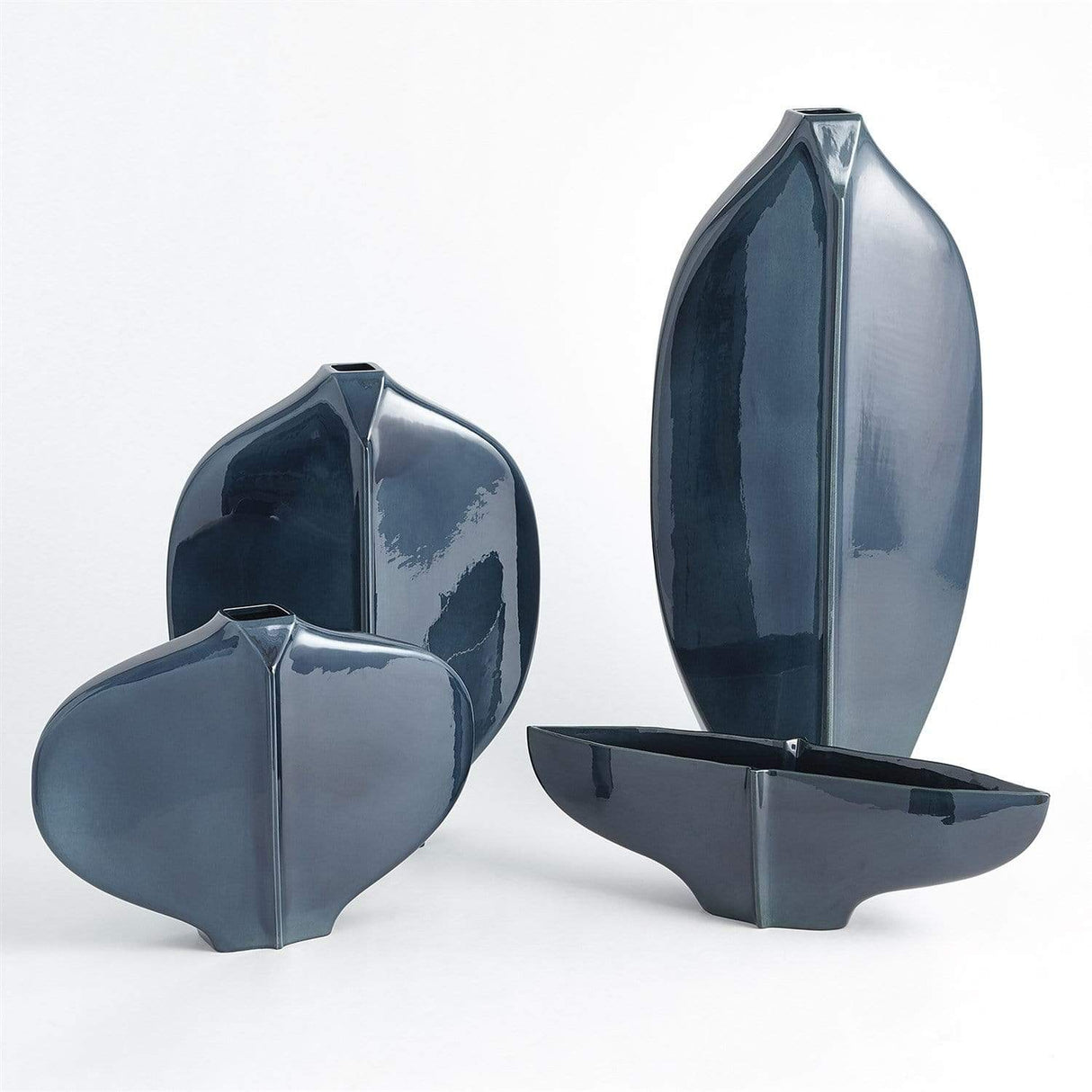 Global Views Center Ridge Vessels Decor