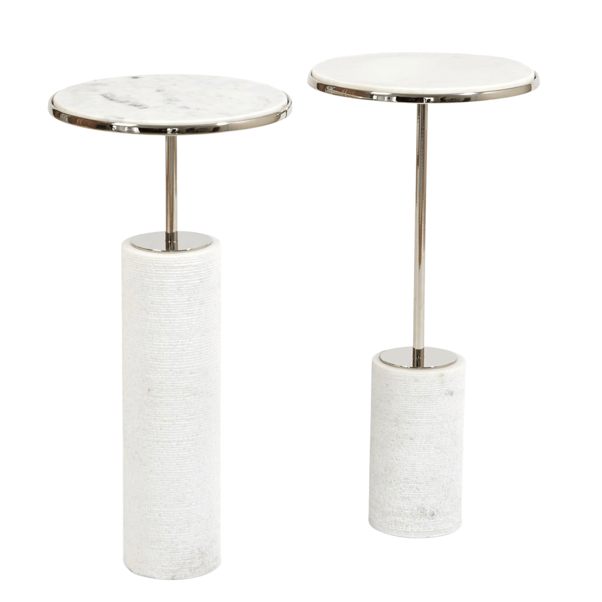 Global Views Cored Marble Tables Furniture