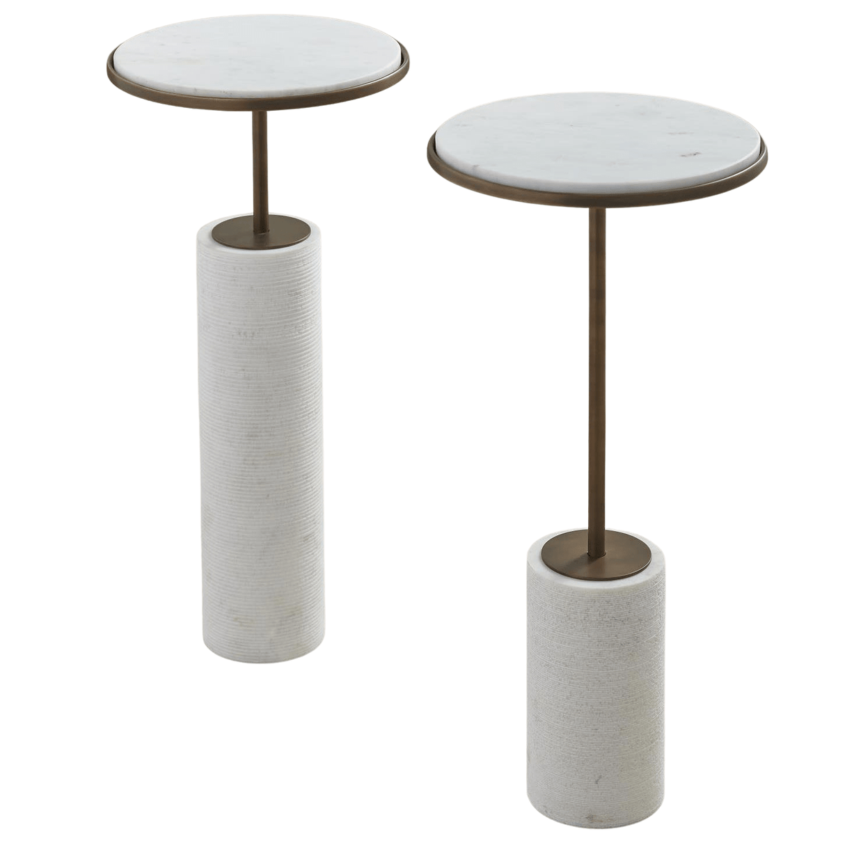 Global Views Cored Marble Tables Furniture