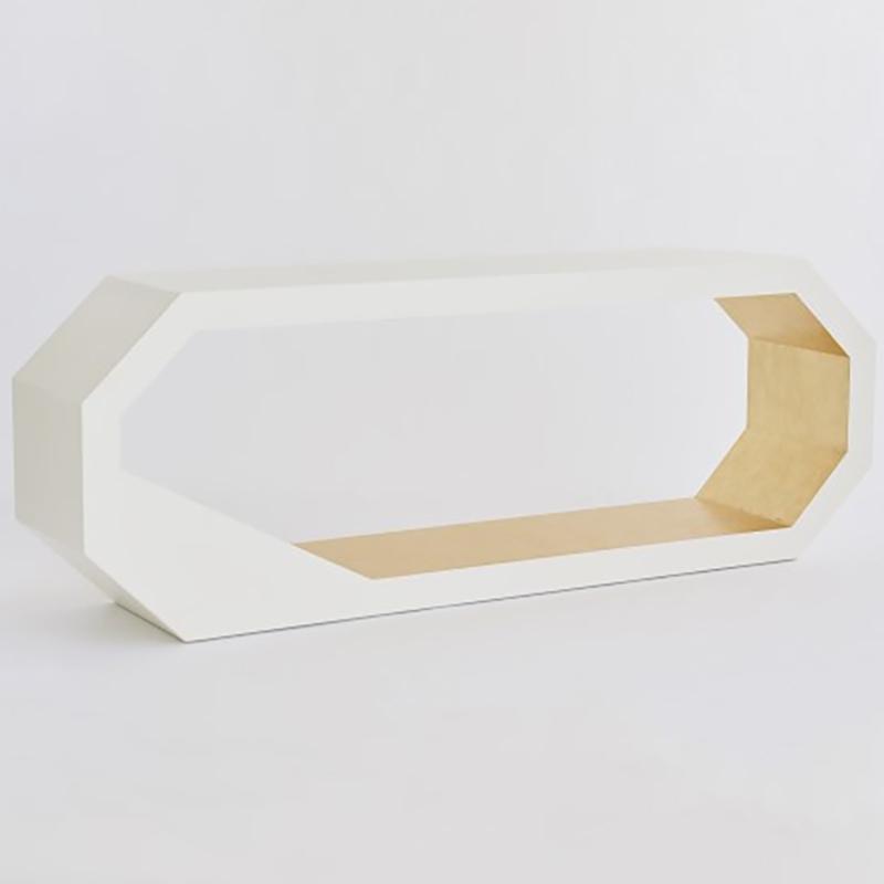 Global Views Facet Console - Gold Leaf Furniture global-views-AC5100 00651083151655