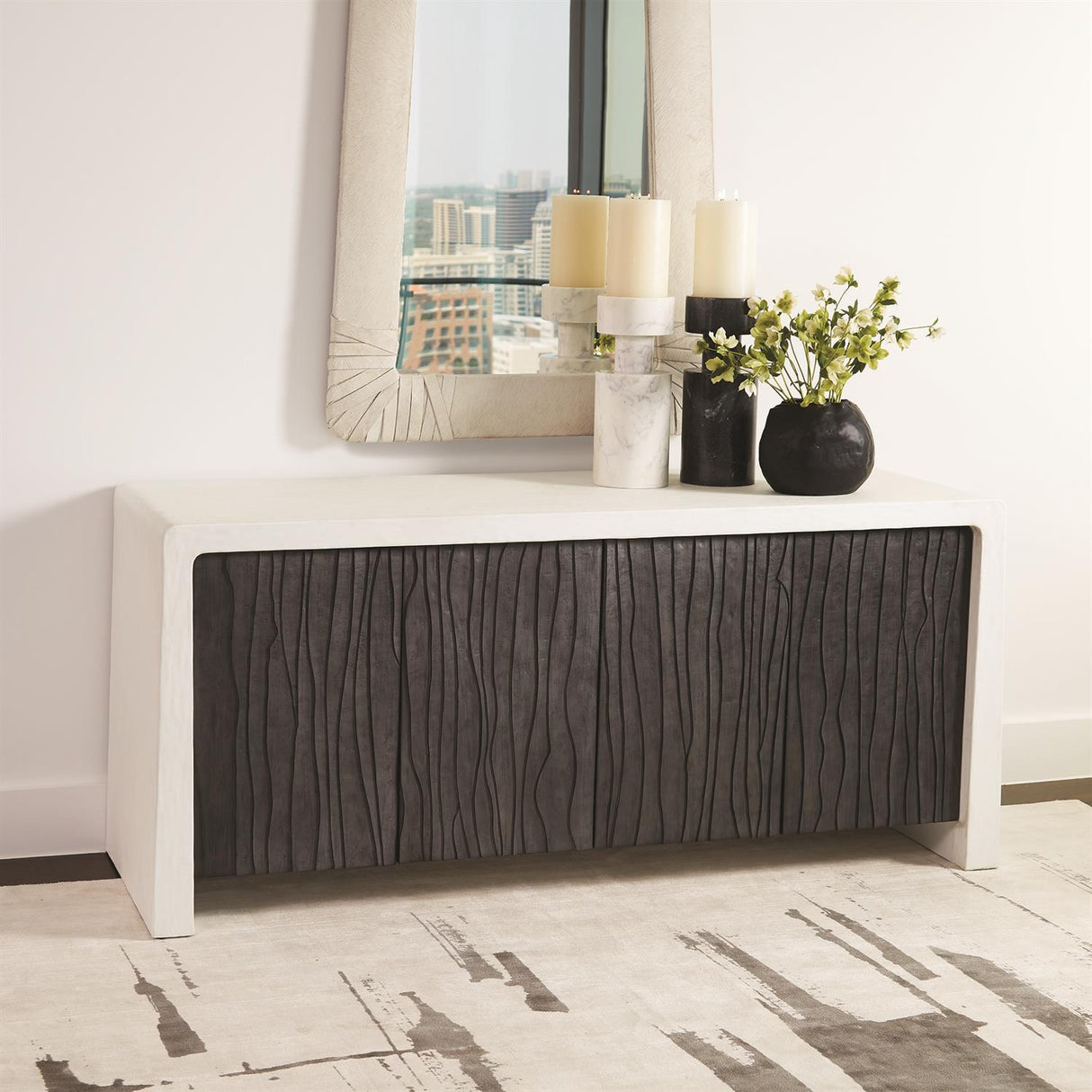 Global Views Gabriel Mirror - White Wall global-views-FDS9.90056