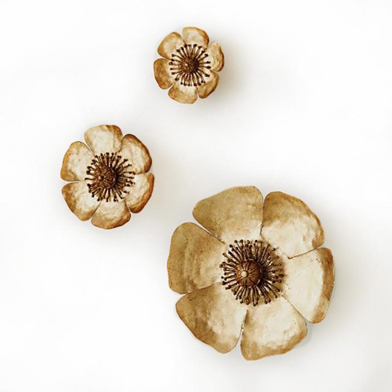 Global Views Golden Poppies - Set of 3 Wall global-views-8.82470 00651083824702