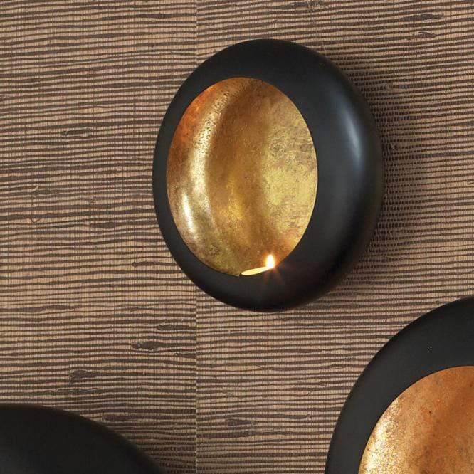 Global Views Harvest Moon Wall T-Lite Holder Pillow & Decor Global-Views-9.91912 00190217442127