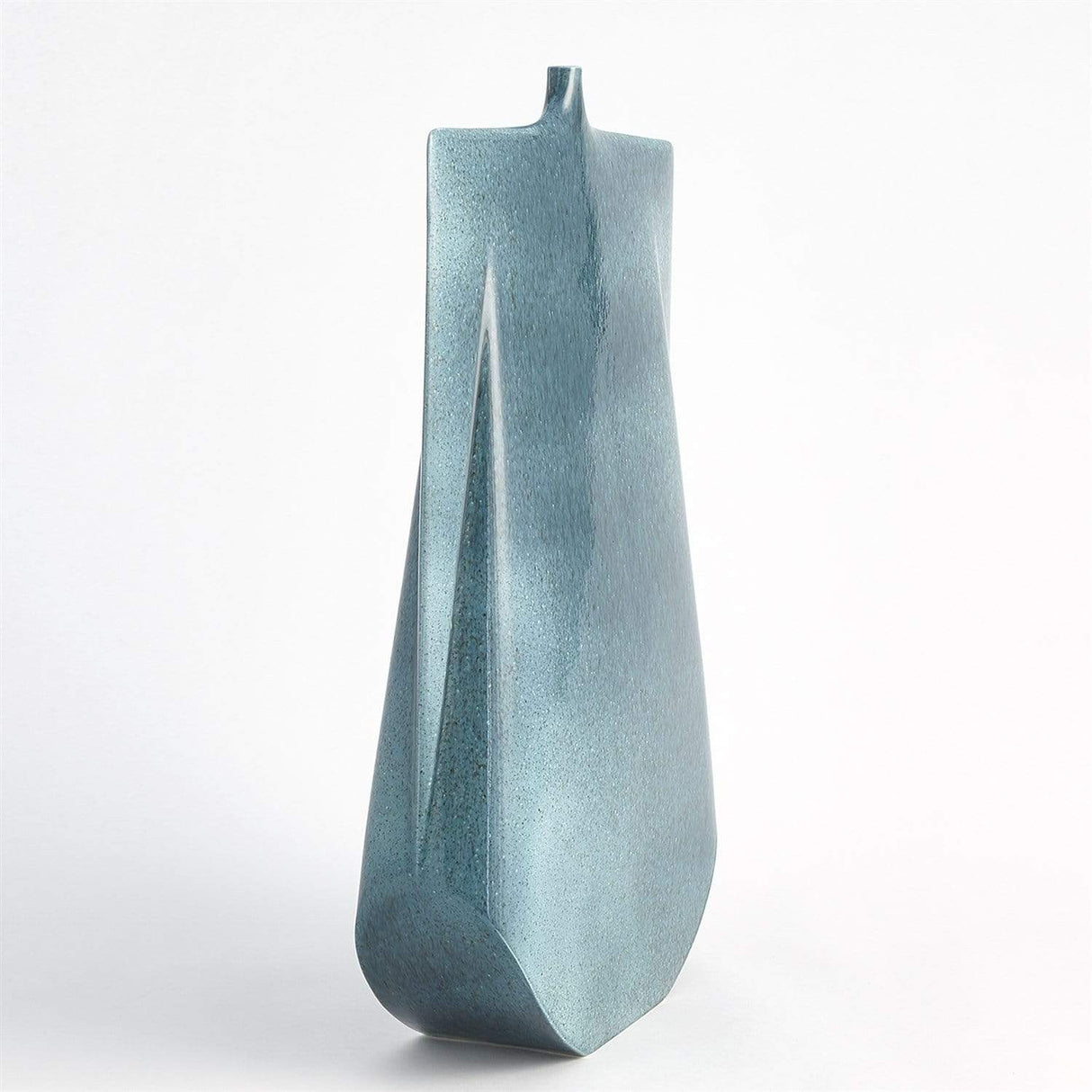 Global Views Kimono Vase - Teal Decor