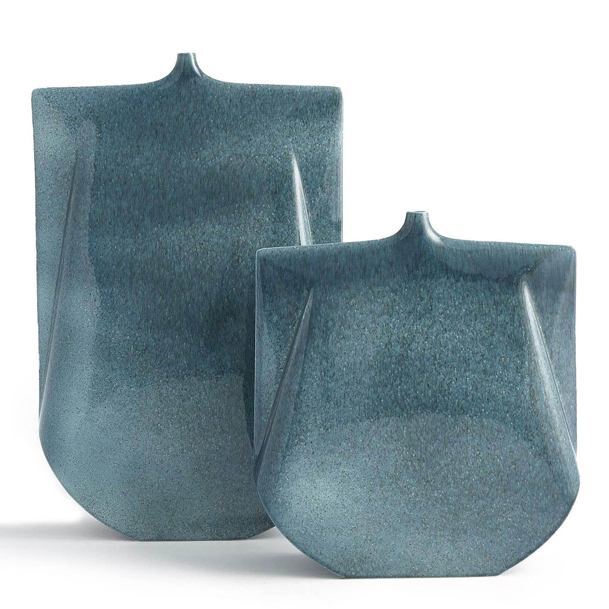 Global Views Kimono Vase - Teal Decor
