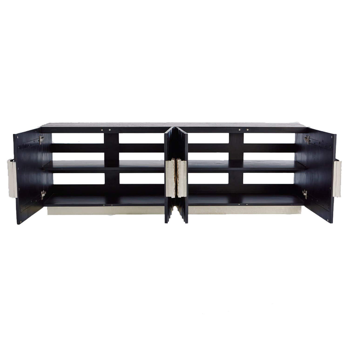 Global Views Pleated Media Cabinet Furniture global-views-9.92773 00651083927731