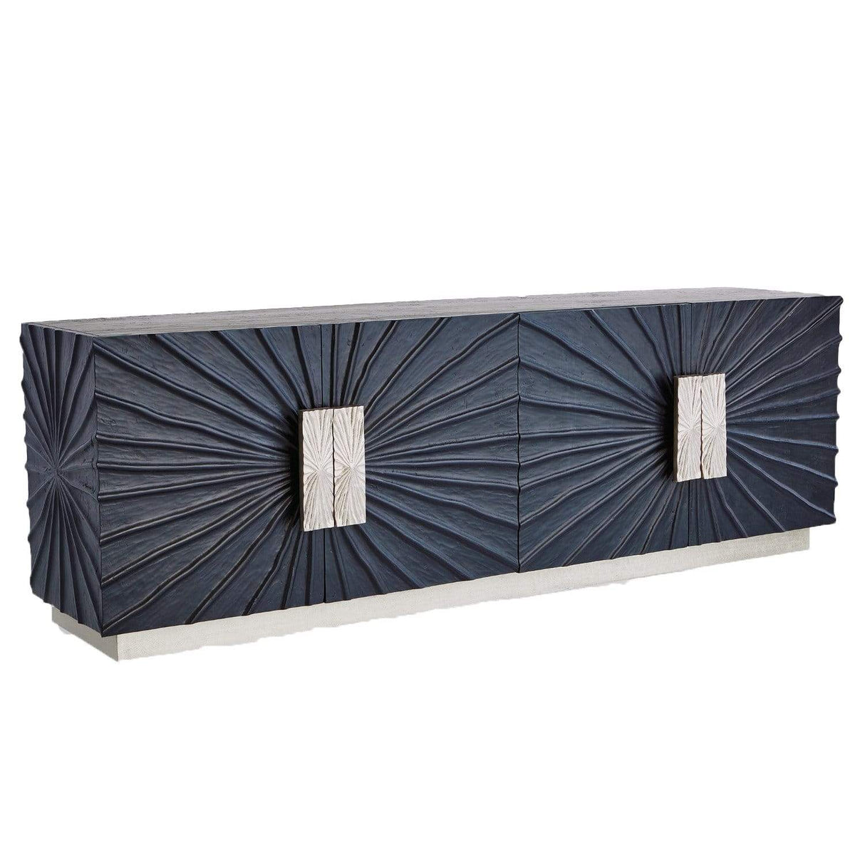 Global Views Pleated Media Cabinet Furniture global-views-9.92773 00651083927731