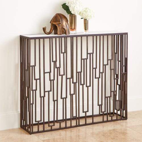 Global Views Shingle Hall Table Furniture Global-Views-9.92752 00651083927526