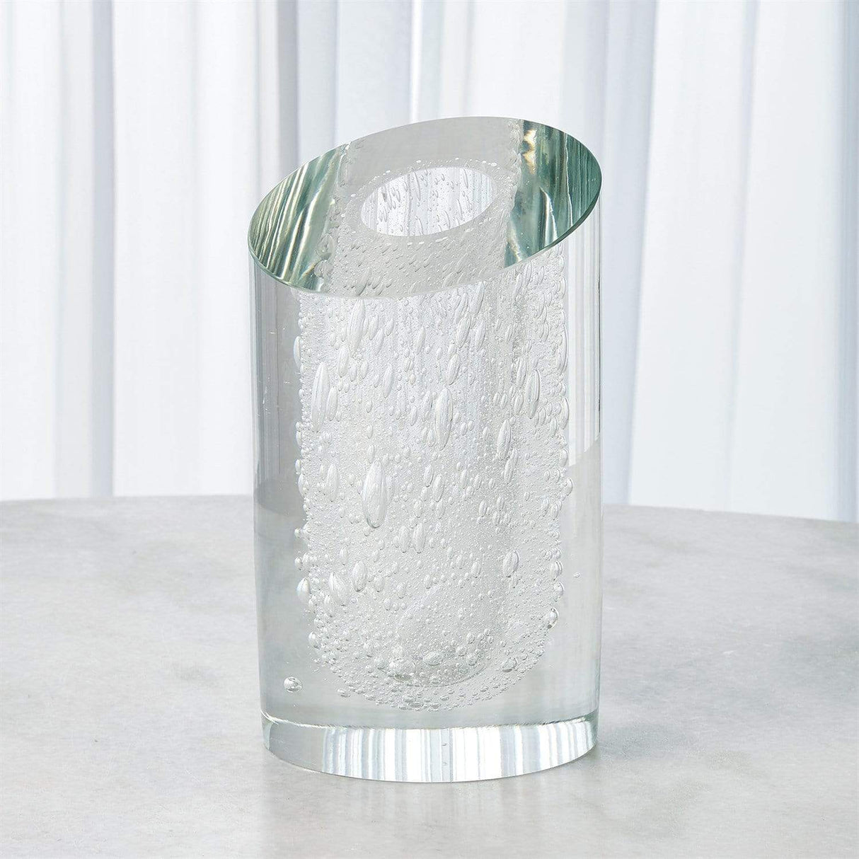 Global Views Slant Vase w/Bubbles Decor global-views-6.60546