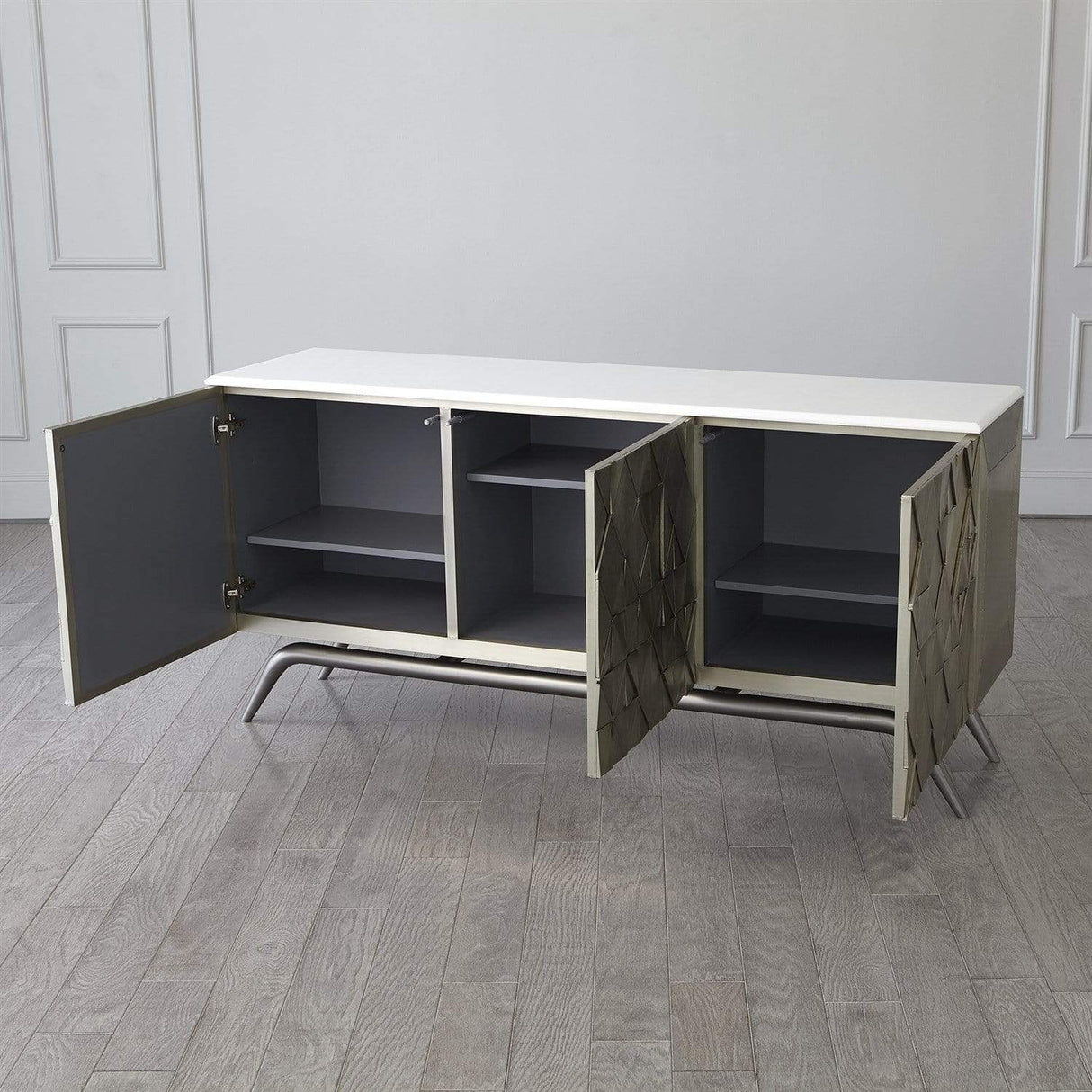 Global Views Triangle Cabinet Furniture