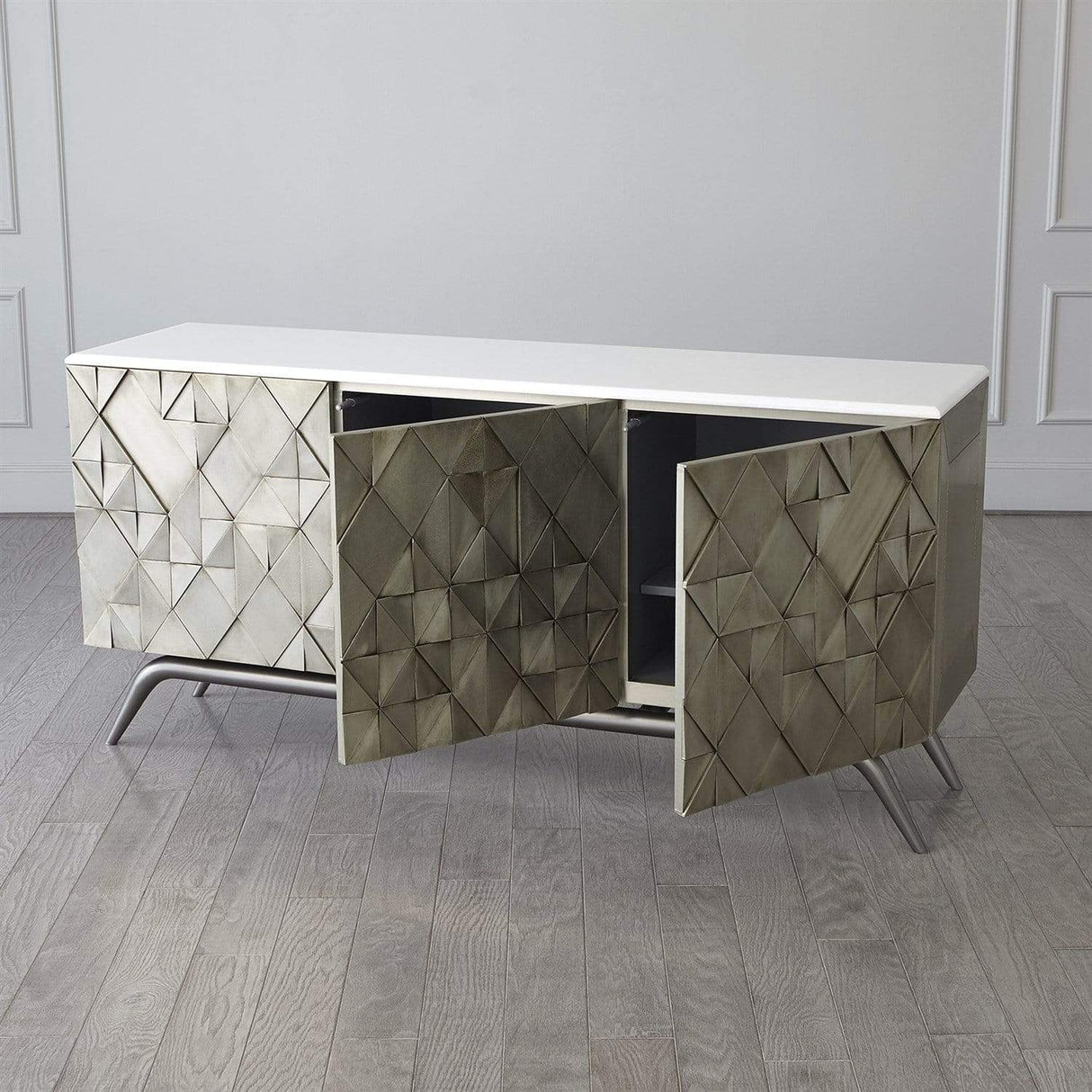 Global Views Triangle Cabinet Furniture