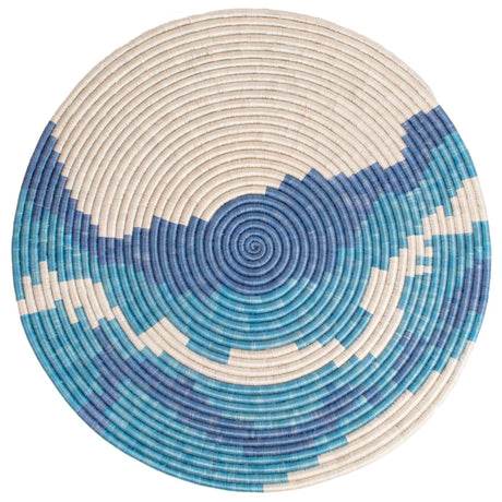 Handwoven Baskets by BLU 27" Circadia Dreamscape Wall Plate Wall across-africa-PW.10169