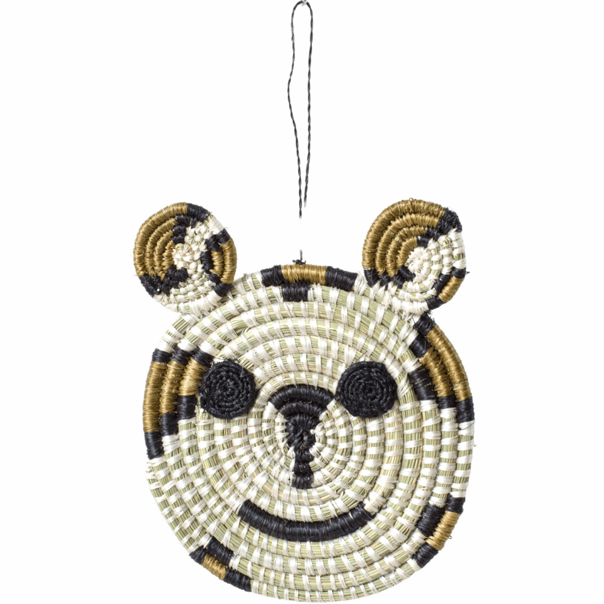 Handwoven Baskets by BLU Leopard Face Ornament Pillow & Decor OO.10292