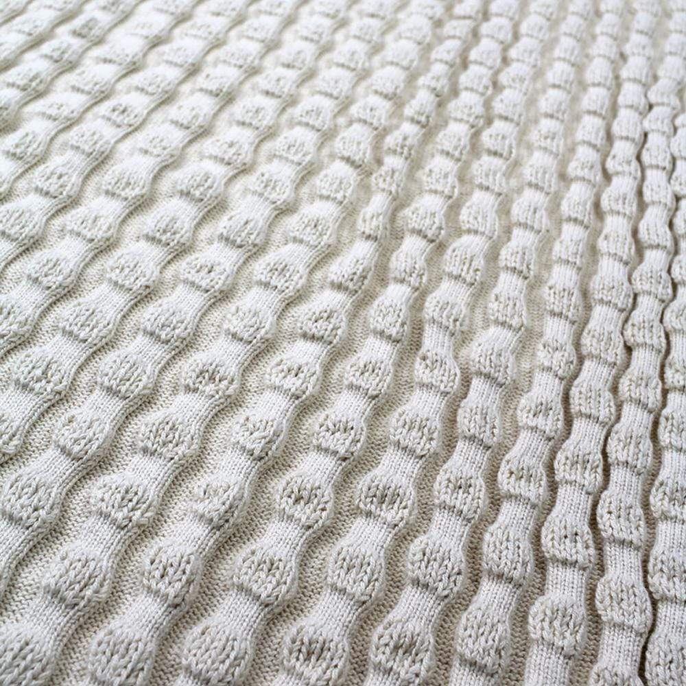 Happy Habitat Puff Balls Throw - Natural Decor happy-habitat-puff-balls-organic-natural