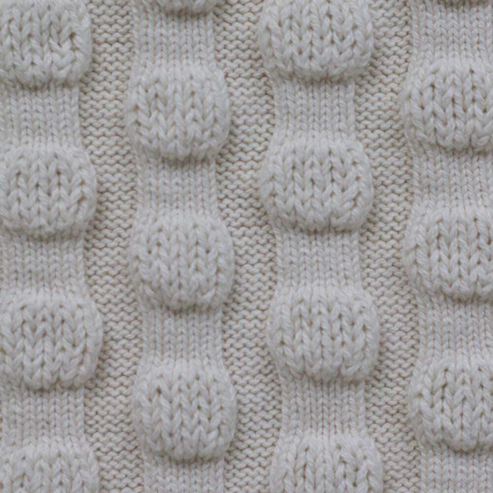 Happy Habitat Puff Balls Throw - Natural Decor happy-habitat-puff-balls-organic-natural