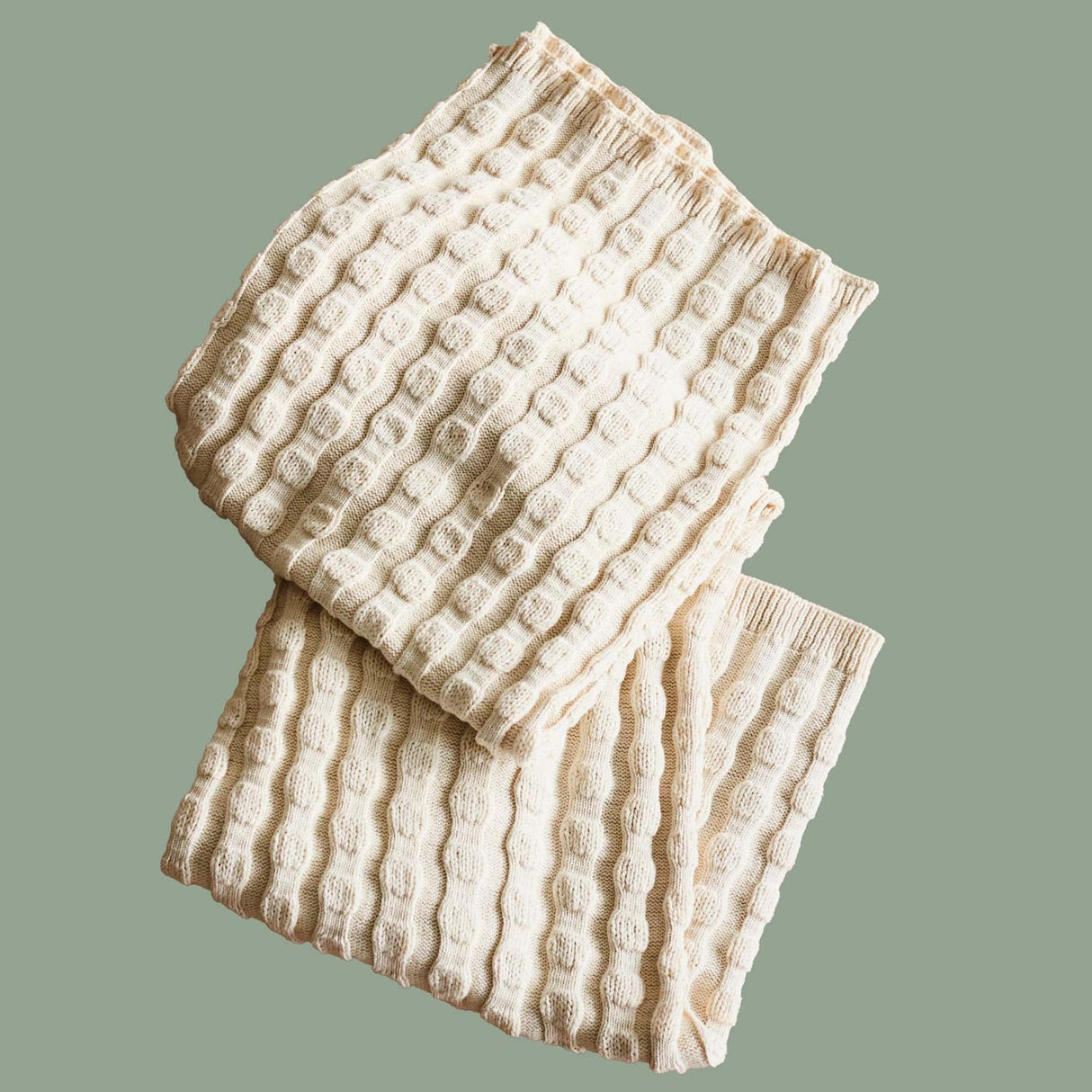 Happy Habitat Puff Balls Throw - Natural Decor happy-habitat-puff-balls-organic-natural