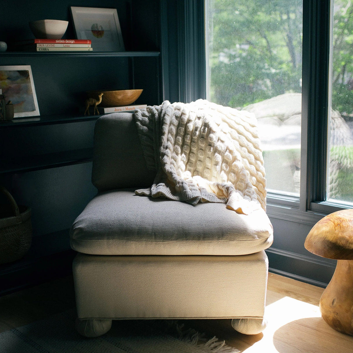 Happy Habitat Puff Balls Throw - Natural Decor happy-habitat-puff-balls-organic-natural