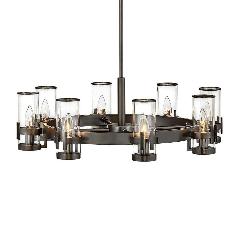 Hinkely Lighting Reeve Medium Single Tier Chandelier Lighting hinkley-lighting-38106BX