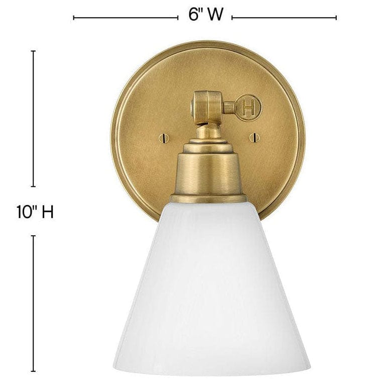 Hinkley Lighting Arti 1 Light Vanity Lighting