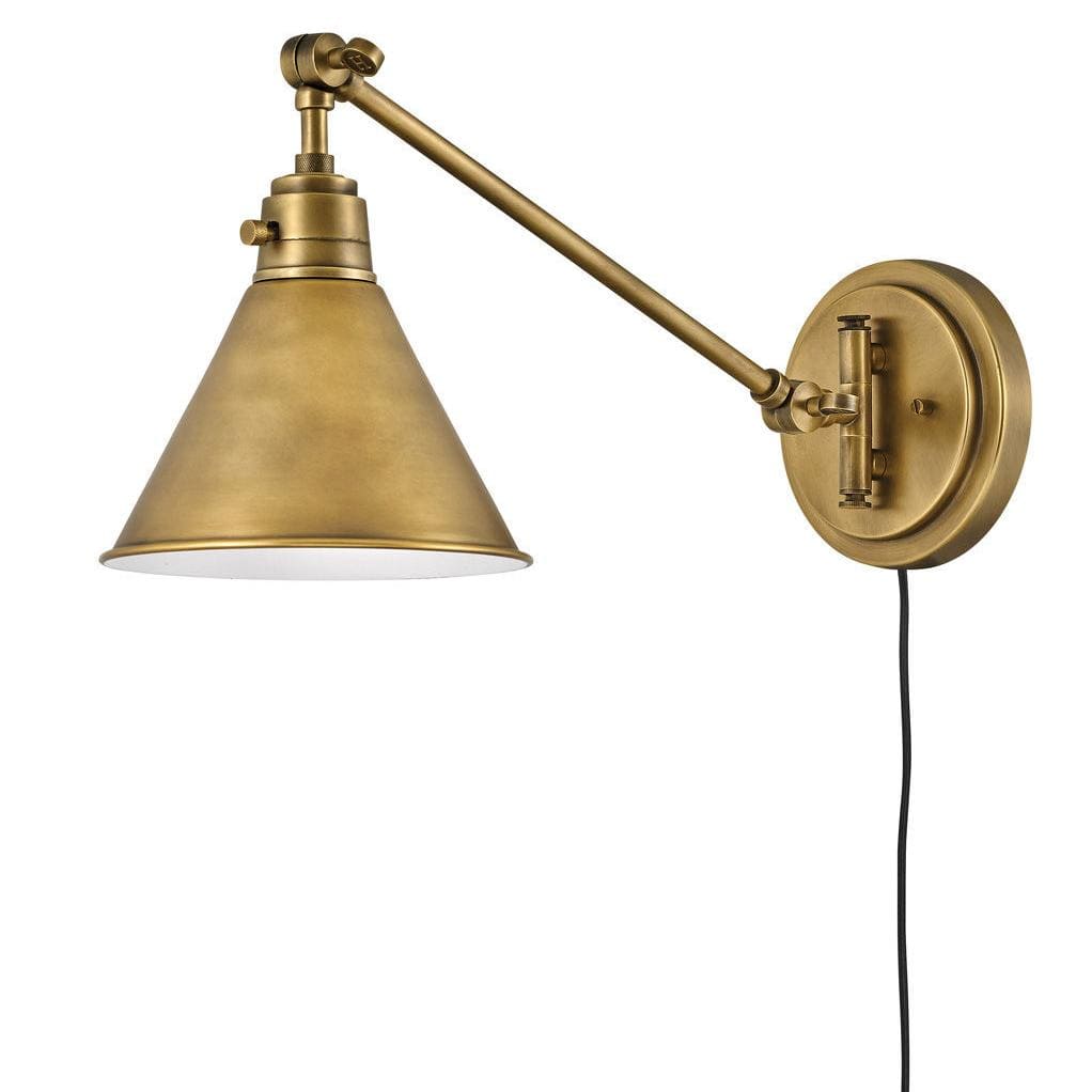 Hinkley Lighting Arti Single Light Sconce Lighting hinkley-3690HB 640665369014