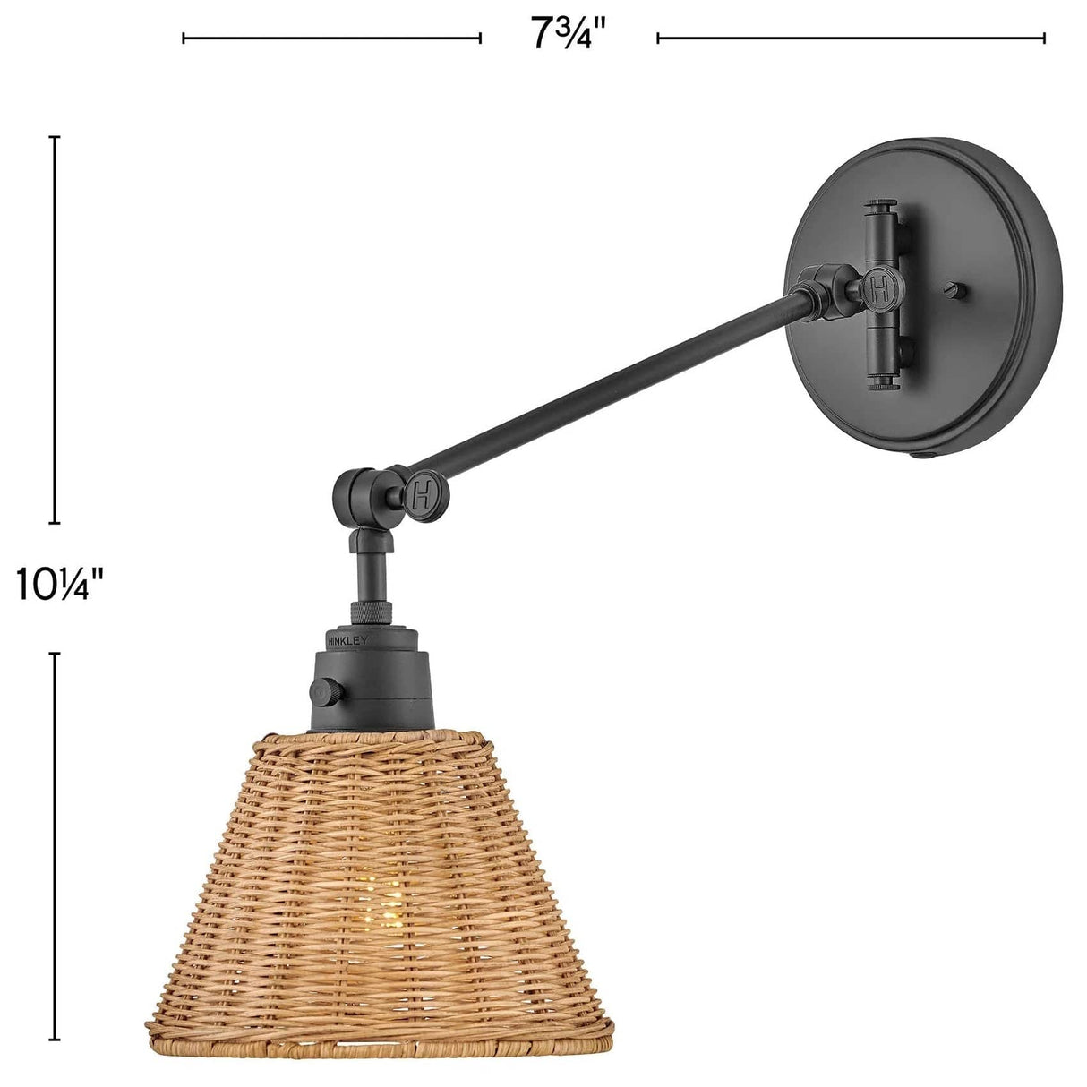 Hinkley Lighting Arti Small Single Light Sconce Lighting