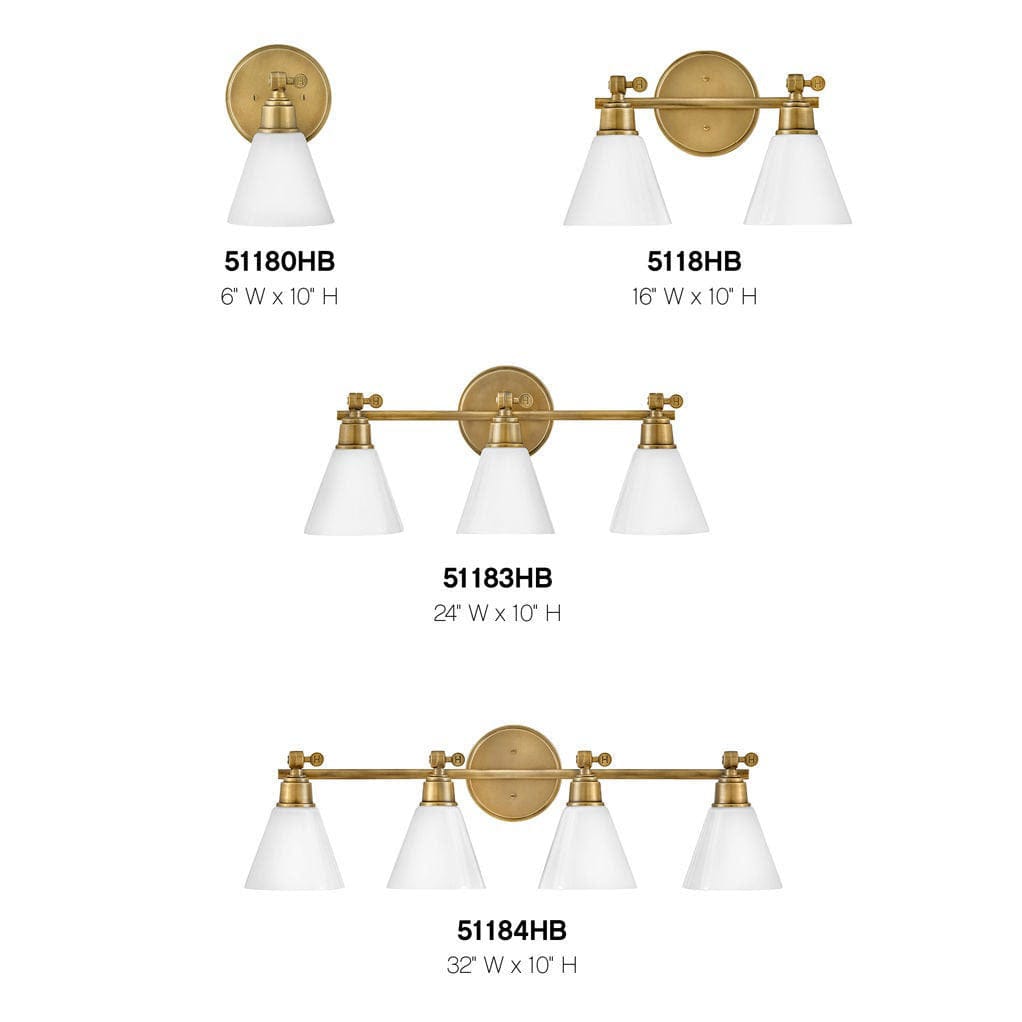 Hinkley Lighting Arti Vanity Light Lighting