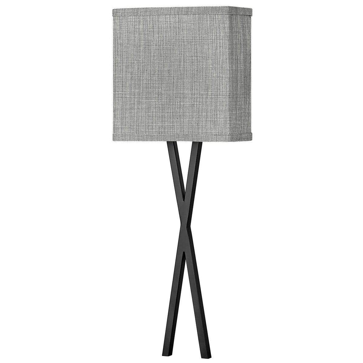 Hinkley Lighting Axis Wall Sconce - Heathered Gray Lighting hinkley-41101BK 00640665411003