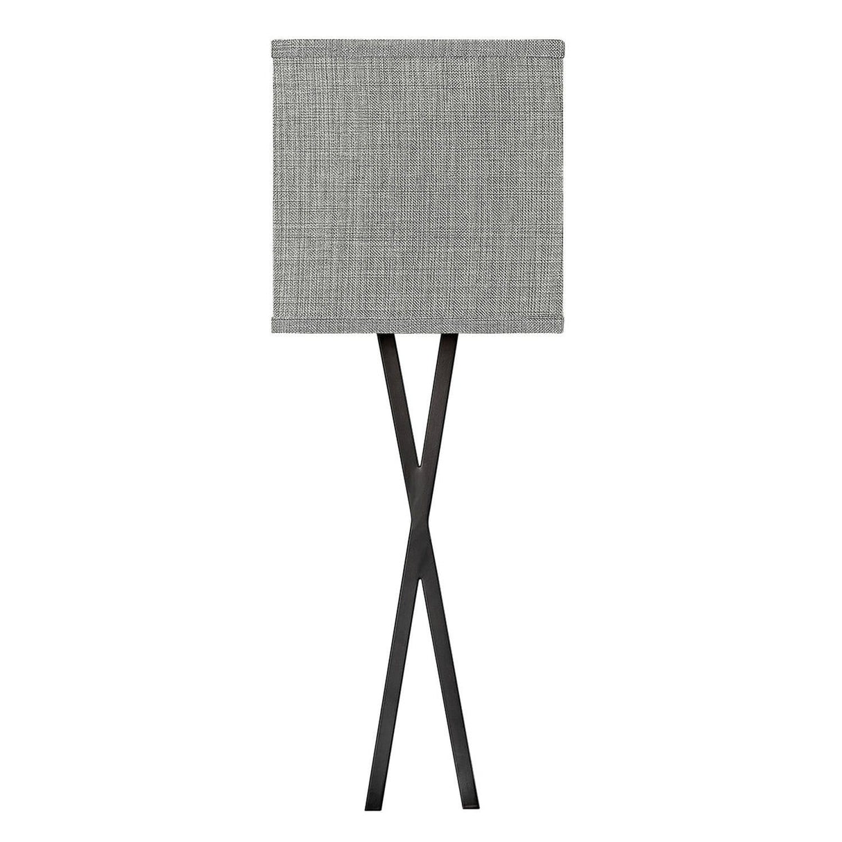 Hinkley Lighting Axis Wall Sconce - Heathered Gray Lighting hinkley-41101BK 00640665411003