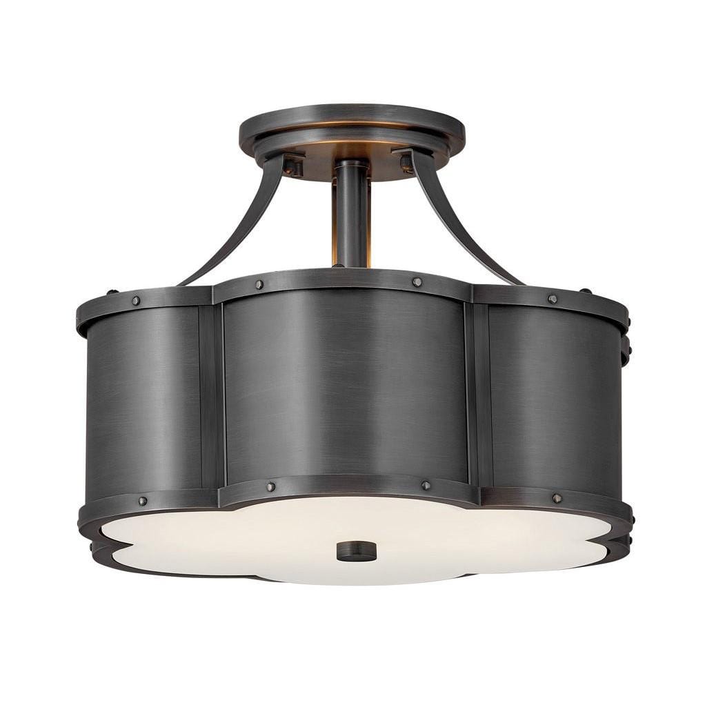 Hinkley Lighting Chance Small Semi-Flush Mount Lighting hinkley-4443BLB