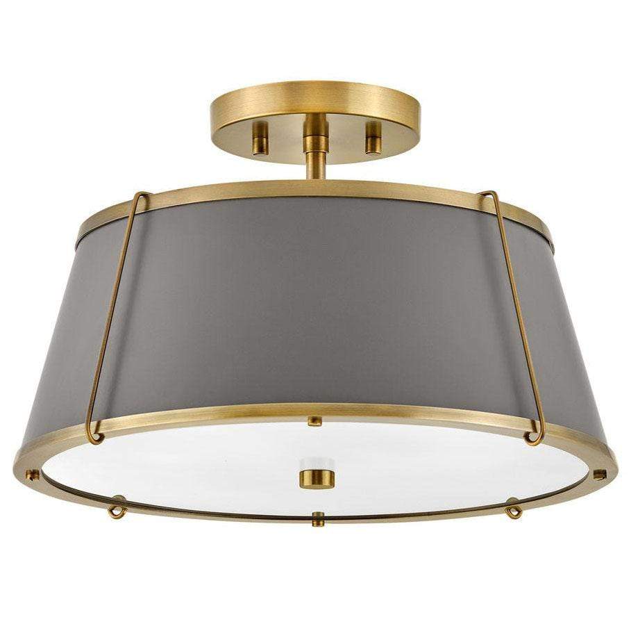 Hinkley Lighting Clarke Medium Semi-Flush Mount Lighting hinkley-4893LDB 00640665489361